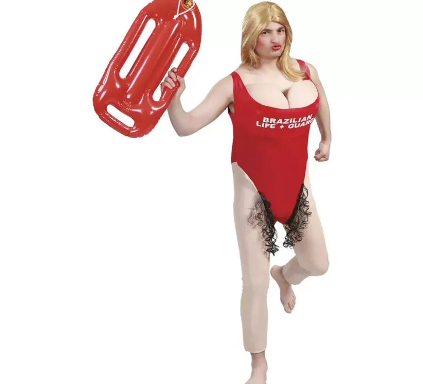 Costume del guardiano della spiaggia jamelga anderson man