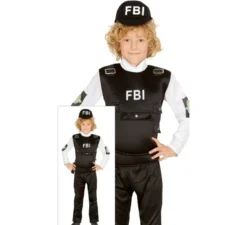 Costume della polizia fbi per un bambino