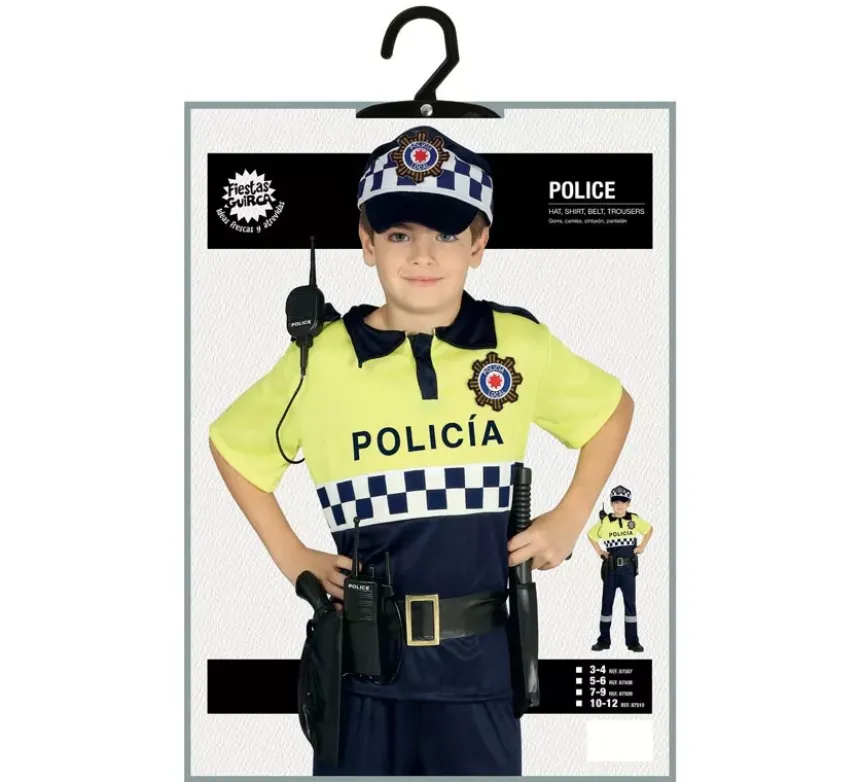 Costume della polizia locale per bambini