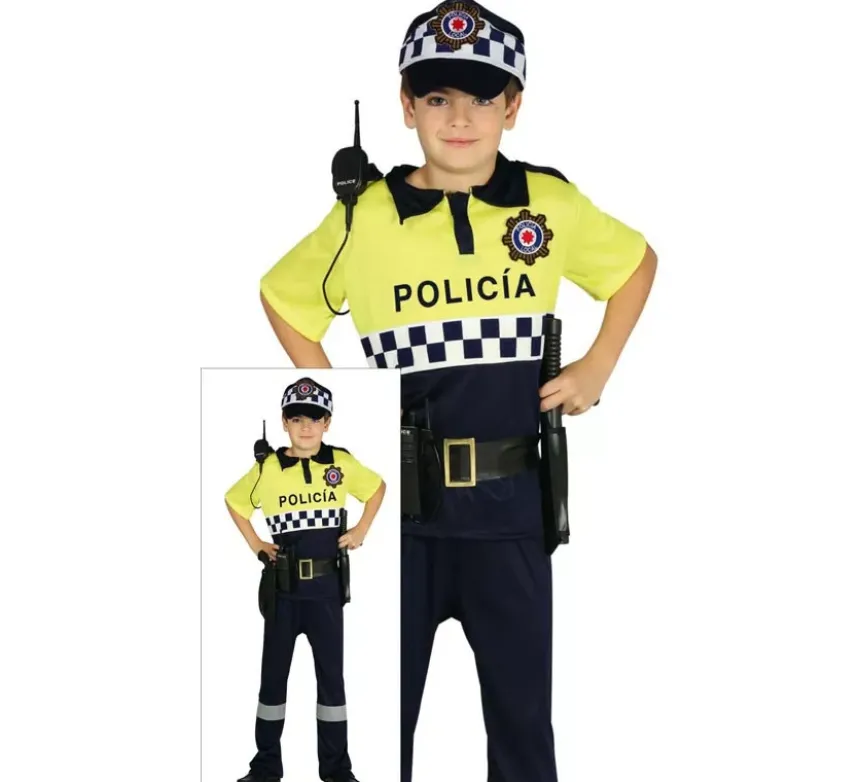 Costume della polizia locale per bambini