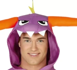 Costume del pigiama del drago per adulti