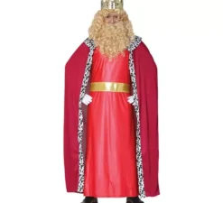 Costume del Re Mago rosso per uomo