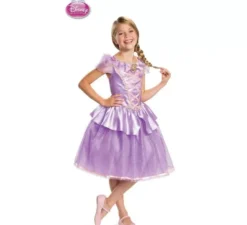 Costume Deluxe Disney da Rapunzel L' intreccio per bambina
