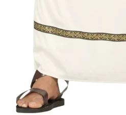 Costume di augusto imperatore romano per l'uomo