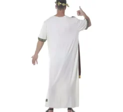 Costume di augusto imperatore romano per l'uomo