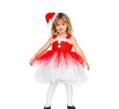 Costume di Babbo Natale con tutù per bambina e bambino