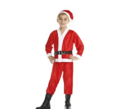 Costume di babbo natale per ragazzo e bambino