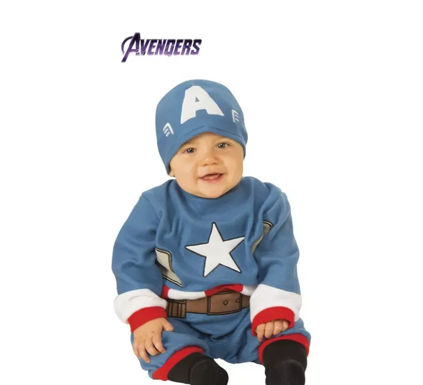 Costume di Capitan America con cappello per bebè