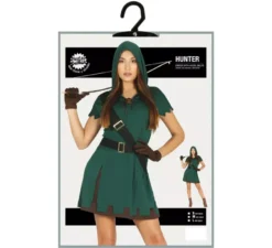 Costume di cappuccio da arciere robin per donna