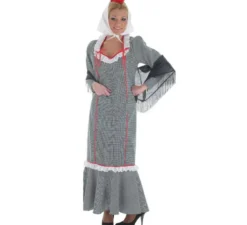 Costume di chulapa di pied de poule per donna