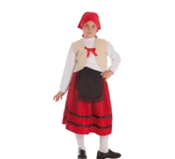 Costume di Pastorella con gilet per bambina