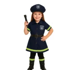 Costume di polizia locale per una bambina