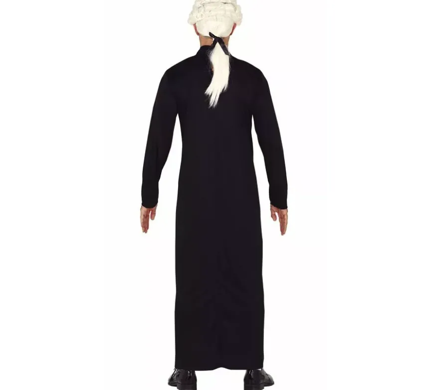 Costume di studente, sacerdote e giudice 3 in 1 per l'uomo