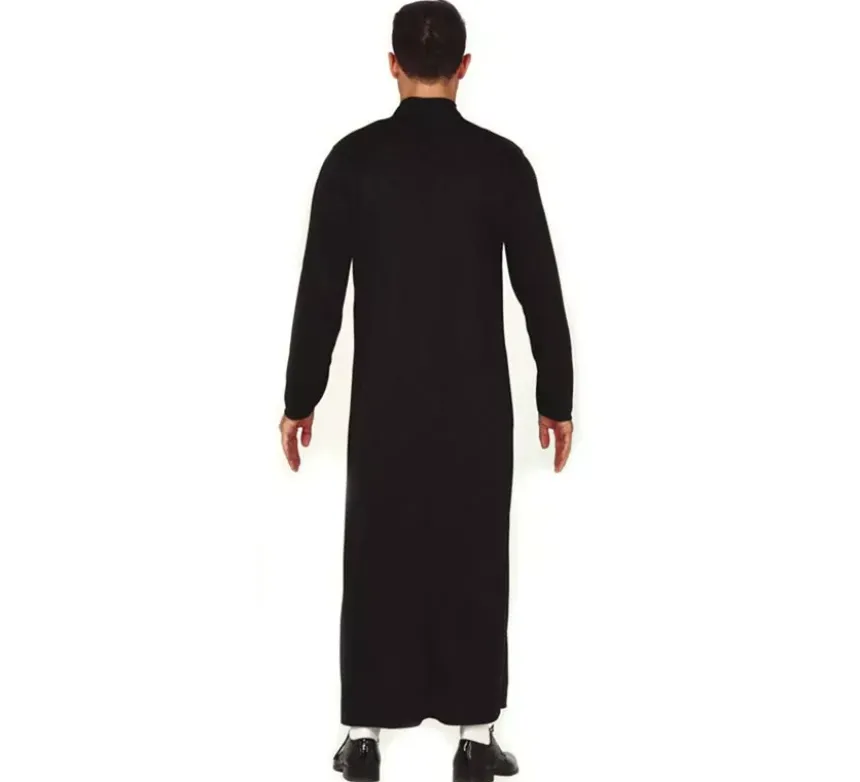 Costume di studente, sacerdote e giudice 3 in 1 per l'uomo
