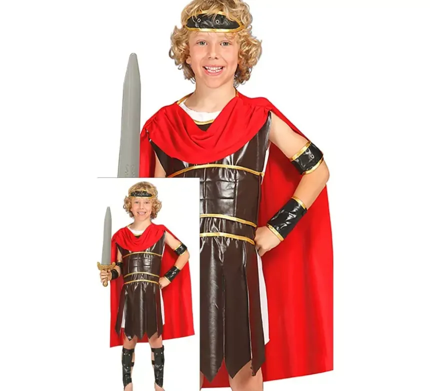 Costume di un guerriero romano per un bambino