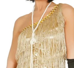Costume d'oro a charleston per donna