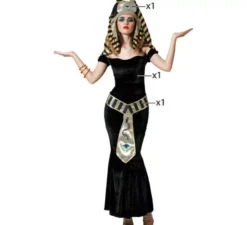 Costume egiziano nero per donna