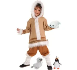 Costume eschimese per un bambino