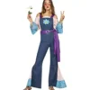 Costume floreale hippie per una donna