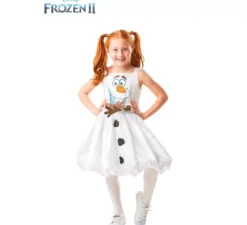 Costume Frozen 2 Olaf Deluxe per bambina