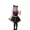 Costume Gattino viola per bambina e bebé