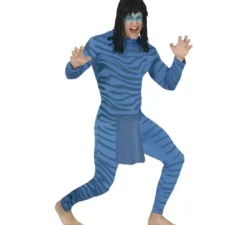 costume gatto blu per gli uomini