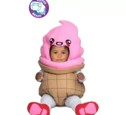 Costume gelato alla fragola per bebè