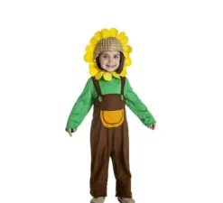 Costume girasole fiore per una ragazza