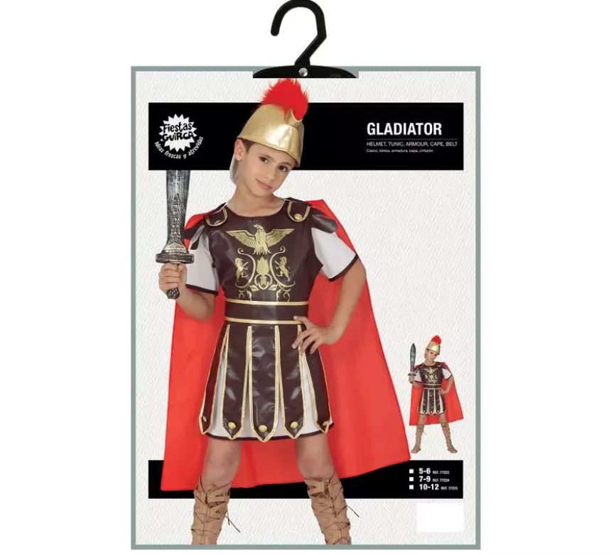 costume gladiatore romano per i bambini