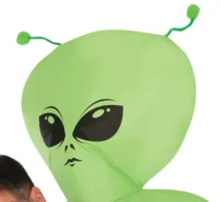 Costume gonfiabile da alieno verde per uomo