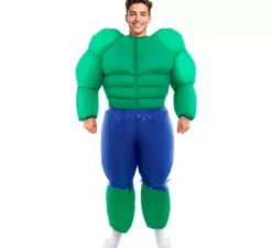 Costume gonfiabile gigante verde per adulto