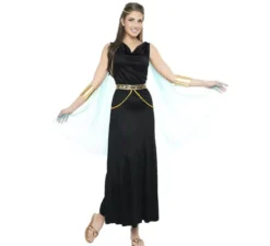 Costume greco nero per donna