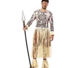 Costume hawaiano tatuato per uomo