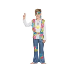 Costume hippie di fiori per un ragazzo