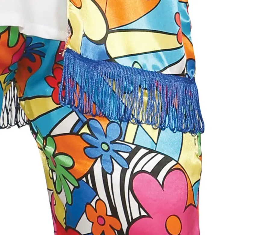 Costume hippie di fiori per un uomo
