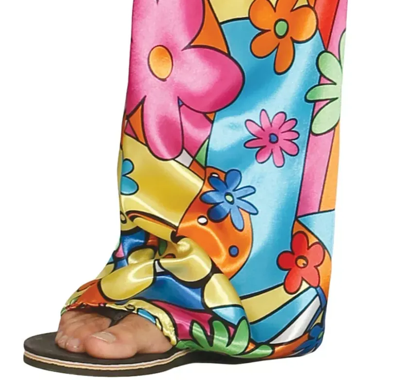 Costume hippie di fiori per un uomo