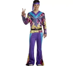 Costume hippie disco per uomo