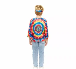 Costume hippie multicolore per ragazzi