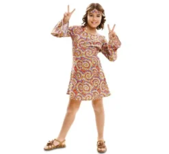 Costume hippie psichedelico per bambina