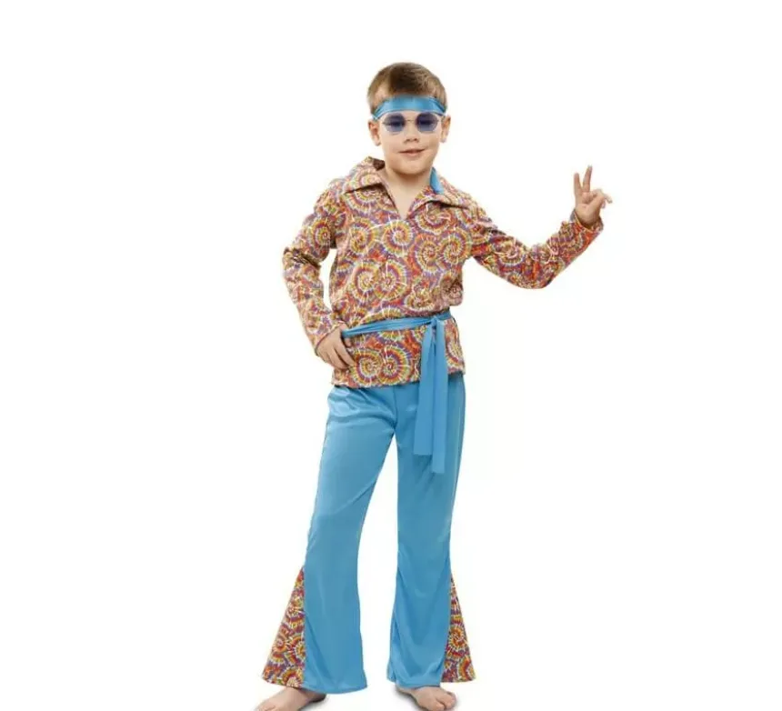 Costume hippie psichedelico per ragazzo