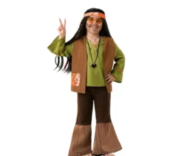 Costume hippy con fiori per bambino