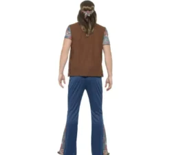 Costume hippy multicolore per un uomo