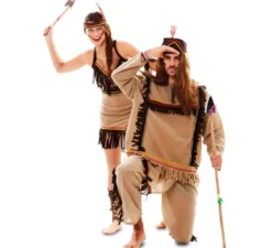 Costume indiano con frange per uomo