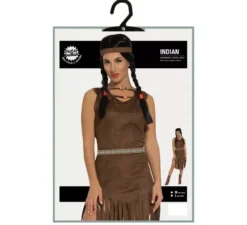 costume indiano marrone per le donne