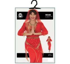 costume indiano rosso per le donne