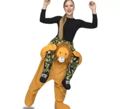 Costume leone sulle spalle per adulti