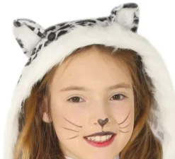 Costume Leopardo bianco per bambina