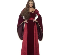 Costume medievale burgher queen per donna