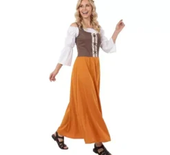 Costume messenger marrone per una donna