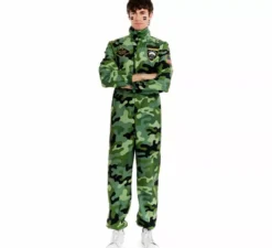 Costume militare mimetico per uomo